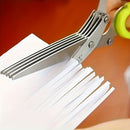 Tesoura tripla de cozinha. Ideal para os alimentos.