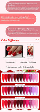 LILYCUTE 10Pcs/set Gel Unha Polonês