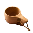 Caneca de madeira minimalista estilo medieval. Vários modelos.