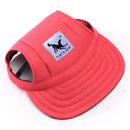 Boné de para cães, chapéu ajustável com buracos para as orelhas para cachorros pequenos e gatos.