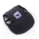 Boné de para cães, chapéu ajustável com buracos para as orelhas para cachorros pequenos e gatos.