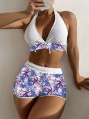 Conjunto biquíni estampado floral