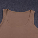 Bodysuit de malha sem mangas