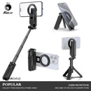 Tripé magnético para selfies com suporte extensível para celular MagSafe iPhone 16 15 14 13 12 XIAOMI SAMSUNG