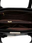 Bolsa feminina alta textura