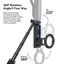 Tripé magnético para selfies com suporte extensível para celular MagSafe iPhone 16 15 14 13 12 XIAOMI SAMSUNG