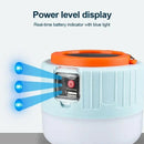 Lâmpada LED para acampamento. Carregamento USB portátil