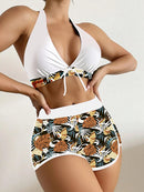 Conjunto biquíni estampado floral
