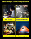 Lâmpada LED para acampamento. Carregamento USB portátil