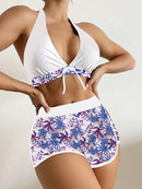 Conjunto biquíni estampado floral
