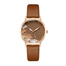 Relógio feminino casual com estampa