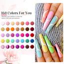 Conjunto de esmaltes em gel  UV. Kit com 07 pçs