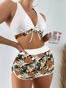 Conjunto biquíni estampado floral