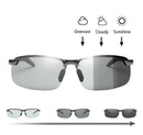 Óculos fotocromático masculino Night Vision. visão diurna e noturna, óculos UV400, condução e pesca