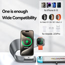 Carregador sem fio wireless para iPhone 15 14 13 12 , 4 em 1