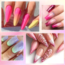 Conjunto de esmaltes em gel  UV. Kit com 07 pçs