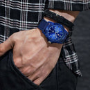 Relógio masculino Kegllet com pulseira de tecido