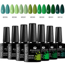Conjunto de esmaltes em gel  UV. Kit com 07 pçs