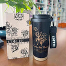 Caneca térmica de aço inoxidável com impressão 5D