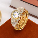 Relógio Feminino cravejado Diamond Gold