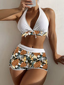 Conjunto biquíni estampado floral