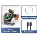 Carregador sem fio wireless para iPhone 15 14 13 12 , 4 em 1