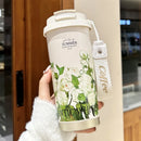 Caneca térmica de aço inoxidável com impressão 5D
