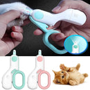 Cortador de unhas para cães e gatos com LED de segurança