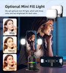 Suporte giratório com reconhecimento facial-opção com tripé.
