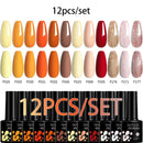 LILYCUTE 10Pcs/set Gel Unha Polonês