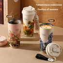 Caneca térmica de aço inoxidável com impressão 5D