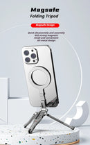 Tripod magnético de alumínio para IPHONE