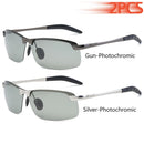 Óculos fotocromático masculino Night Vision. visão diurna e noturna, óculos UV400, condução e pesca