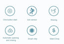 Lixeira Inteligente com sensor Smart Trash. Capacidade 13L