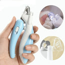 Cortador de unhas para cães e gatos com aparador de unhas LED.