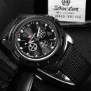 Relógio masculino Kegllet com pulseira de tecido