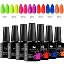 Conjunto de esmaltes em gel  UV. Kit com 07 pçs