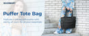 BAGSMART, Bolsa feminina Puffy. Ideal para o dia a dia.