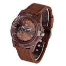 Relógio masculino Kegllet com pulseira de tecido