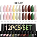 LILYCUTE 10Pcs/set Gel Unha Polonês