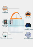Lâmpada LED para acampamento. Carregamento USB portátil