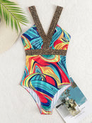 Maiô estampado swinsuit