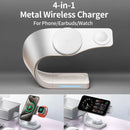 Carregador sem fio wireless para iPhone 15 14 13 12 , 4 em 1