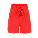 Shorts de cintura alta Y2K Roupas femininas: