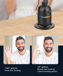 Suporte giratório com reconhecimento facial-opção com tripé.