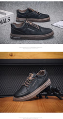 Sapatos de couro masculinos
