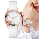 Relógio feminino casual com estampa