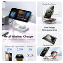 Carregador sem fio wireless para iPhone 15 14 13 12 , 4 em 1