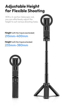 Tripé magnético para selfies com suporte extensível para celular MagSafe iPhone 16 15 14 13 12 XIAOMI SAMSUNG