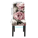 Jogo de capas de cadeira estampada floral 4/6 pçs